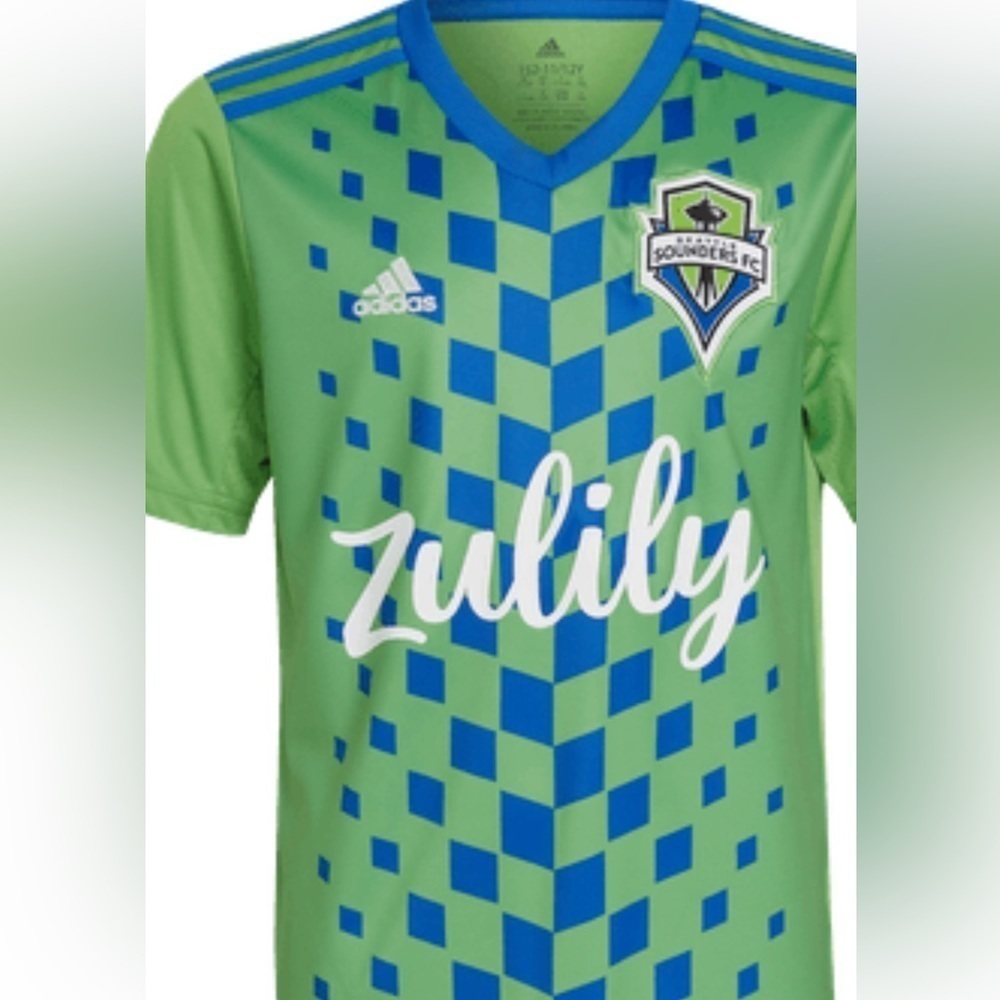 NWT Adidas Seattle Sounders FC Zulily Joao Paulo Soccer Jersey XL